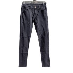 #27 SUPER STRETCHY BLACK JEANS SKINNY SIZE 1 (FITS LIKE 2-4) SEE "